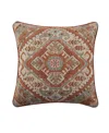J Queen New York Jackson Lodge Decorative Pillow, 20" X 20" In Clay