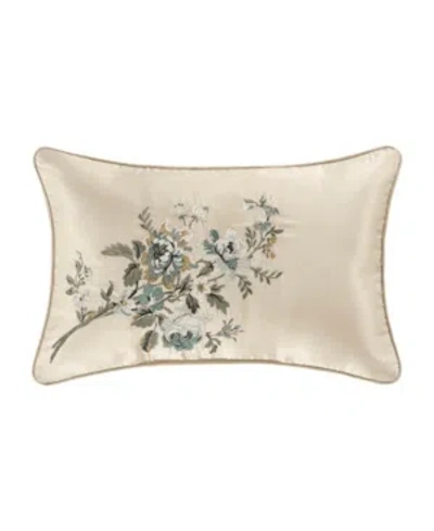 J Queen New York Jacqueline Boudoir Decorative Pillow, 13" X 21" In Ivory