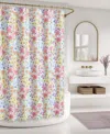 J Queen New York Jules Shower Curtain, 72" X 72" In Turquoise
