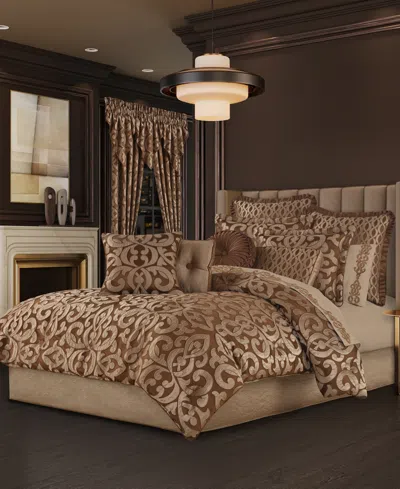 J Queen New York La Boheme 4-pc. Comforter Set, Queen In Copper