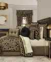 J Queen New York La Boheme 4-pc. Comforter Set, Queen In Onyx