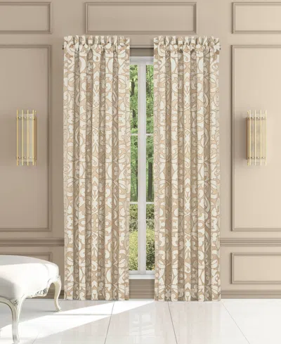J Queen New York La Boheme 4-pc. Window Panel Pair, 50" X 84" In Gold-tone