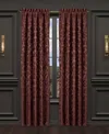 J Queen New York La Boheme 4-pc. Window Panel Pair, 50" X 84" In Maroon