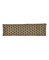 J Queen New York La Boheme Bolster Decorative Pillow, 15" X 52" In Onyx