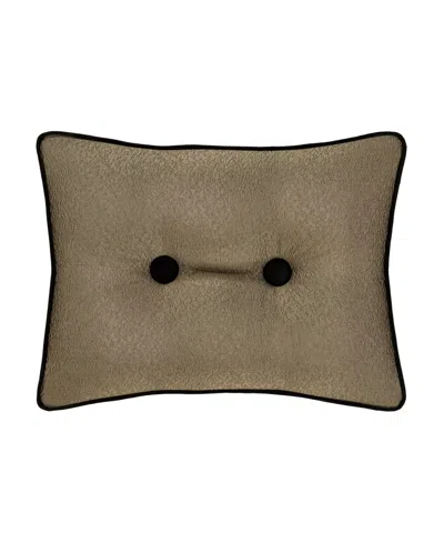 J Queen New York La Boheme Boudoir Decorative Pillow, 15" X 20" In Onyx
