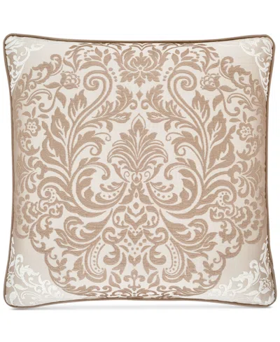 J Queen New York La Scala Decorative Pillow, 20" X 20" In Neutral
