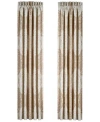 J Queen New York La Scala Window Panel Pair, 50" X 84" In Gold