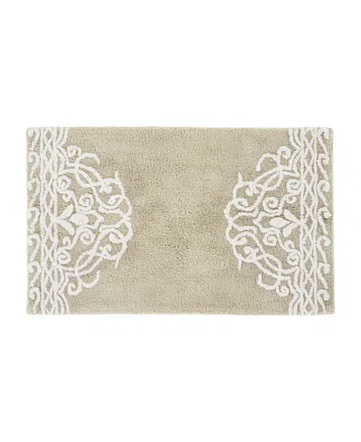 J Queen New York Lauralynn Bath Rug, 21" X 34" In Linen