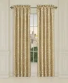 J Queen New York Lazlo Window Panel Pair, 50" X 84" In Gold