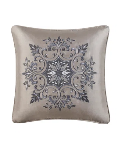 J Queen New York Legend Decorative Pillow, 18" X 18" In Powder Blue