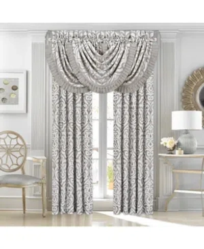 J Queen New York Luxembourg Window Panel Pair, 50" X 84" In Silver