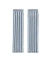 J Queen New York Malita 4-pc. Window Panel Set, 50" X 84" In Powder Blue
