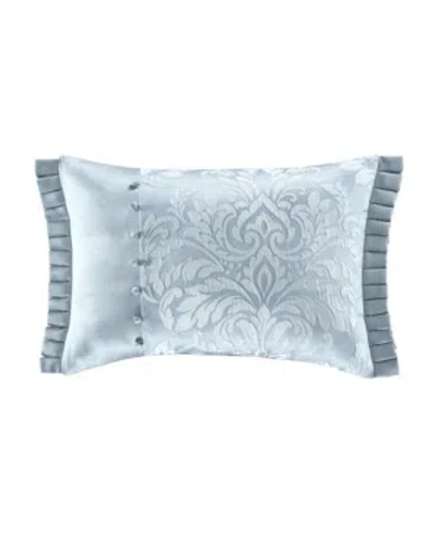 J Queen New York Malita Boudoir Decorative Pillow, 15" X 21" In Powder Blue