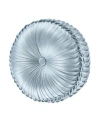 J Queen New York Malita Tufted Decorative Pillow, 15" Round In Powder Blue