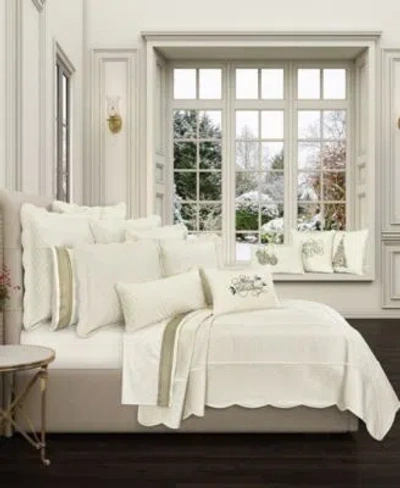 J Queen New York Marissa Quilt Sets In White