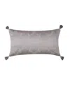 J Queen New York Mary Boudoir Embellished Decorative Pillow, 15" X 21" In Purple