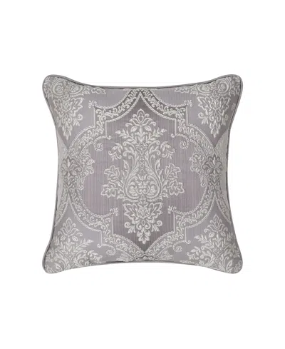 J Queen New York Mary Square Decorative Pillow, 20 X 20" In Purple