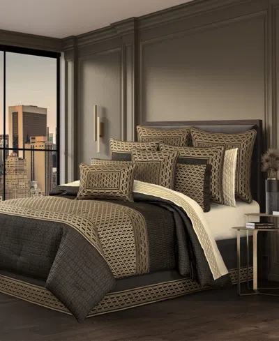 J Queen New York Metropolitan 4-pc. Comforter Set, King In Brown