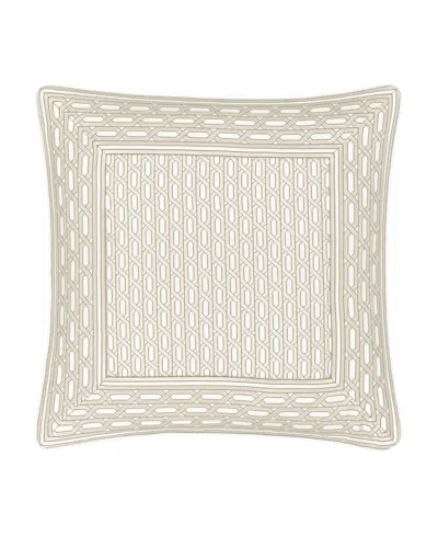 J Queen New York Metropolitan Euro Sham Bedding In Ivory