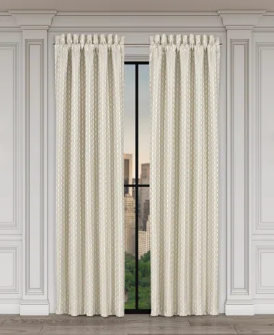J Queen New York Metropolitan Window Panel Pair, 50" X 84" In Ivory