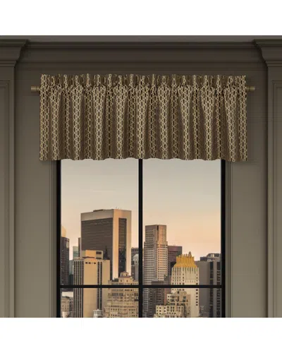 J Queen New York J. Queen New York Metropolitan Window Straight Valance In Brown