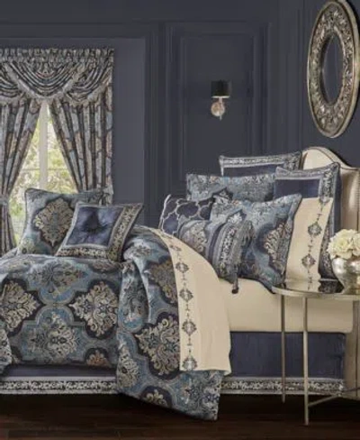 J Queen New York Middlebury Comforter Sets Collection Bedding In Indigo