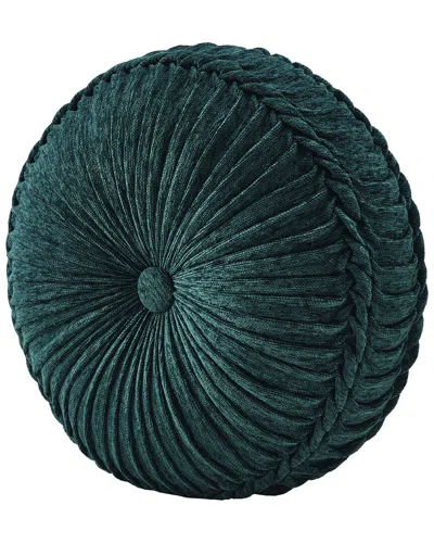 J Queen New York J. Queen New York Nancy Tufted Round Decorative Throw Pillow In Green