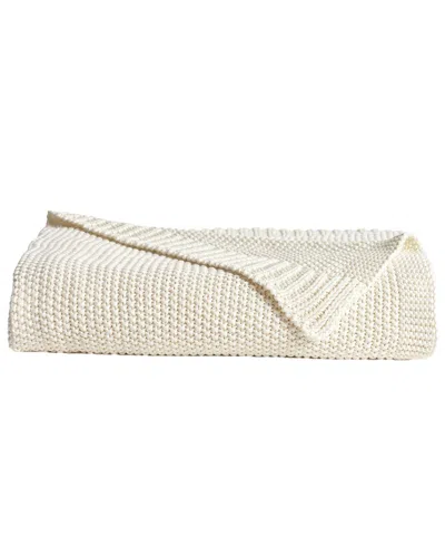 J Queen New York Nautical Throw - Parchment In White