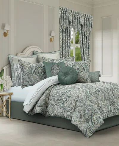 J Queen New York Nico 4-pc. Comforter Set, Queen In Blue