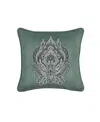 J Queen New York Nico Square Decorative Pillow, 18" X 18" In Blue