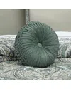 J Queen New York J. Queen New York Nico Tufted Round Decorative Throw Pillow