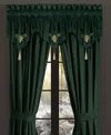 J Queen New York Noelle Ascot Window Valance, 21" X 40" In Evergreen