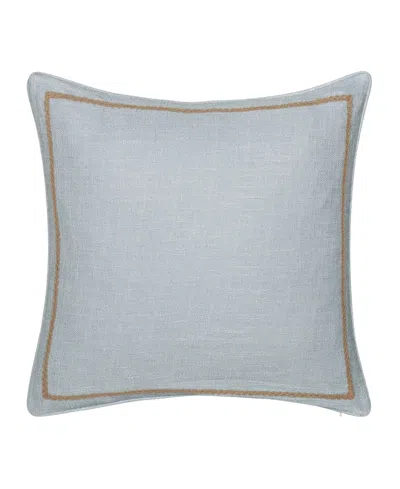 J Queen New York Pasadena Euro Sham, 26" X 26" In Blue