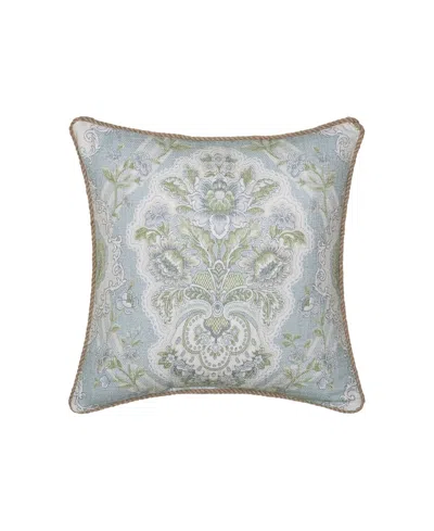 J Queen New York Pasadena Square Decorative Pillow, 20" X 20" In Blue