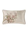 J Queen New York Pecora Boudoir Decorative Pillow, 13" X 21" In White