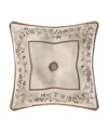 J Queen New York Pecora Square Decorative Pillow, 18" X 18" In Brown