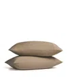 J Queen New York Premier 300 Thread Count Sateen 2-pc. Pillowcase, Standard In Brown