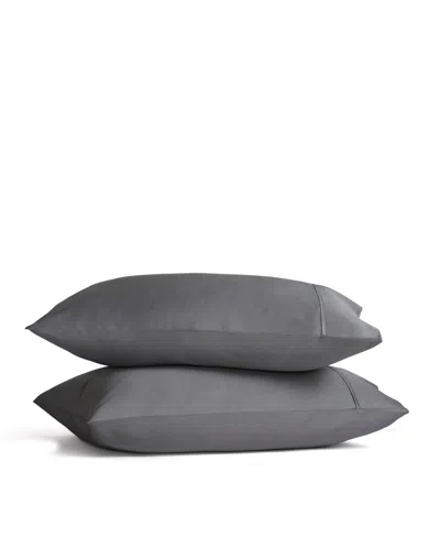 J Queen New York Premier 300 Thread Count Sateen 2-pc. Pillowcase, Standard In Gray