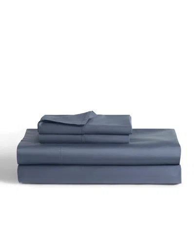 J Queen New York Premier 300 Thread Count Sateen 4-pc. Sheet Set, California King In Blue