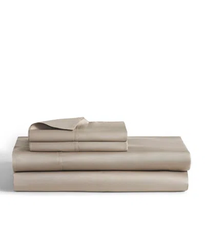 J Queen New York Premier 300 Thread Count Sateen 4-pc. Sheet Set, California King In Brown