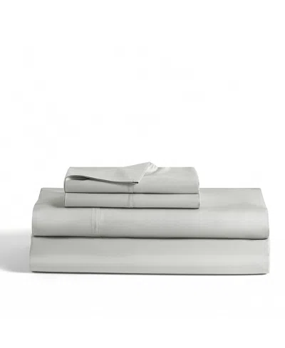 J Queen New York Premier 300 Thread Count Sateen 4-pc. Sheet Set, California King In Silver