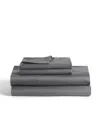 J Queen New York Premier 300 Thread Count Sateen 4-pc. Sheet Set, King In Gray