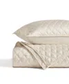 J Queen New York Premier Cotton Sateen 3-pc. Quilt Set, King/california King In Brown