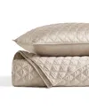 J Queen New York Premier Cotton Sateen 3-pc. Quilt Set, Full/queen In Neutral