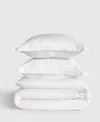 J Queen New York Premier Sateen 3-pc. Duvet Cover Set, Full/queen In White