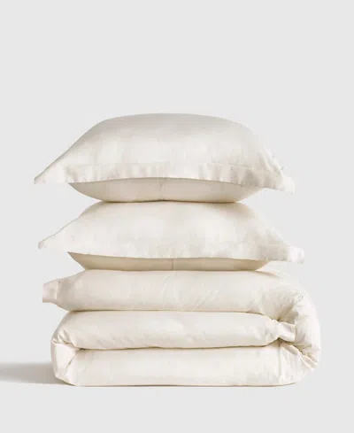 J Queen New York Premier Sateen 3-pc. Duvet Cover Set, King/california King In Sand