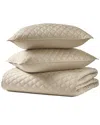 J Queen New York Premier Sateen Quilt Set - Gold