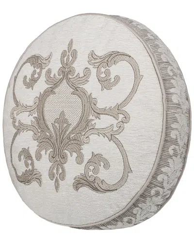 J Queen New York J. Queen New York Queensbury Round Decorative Throw Pillow In Gray