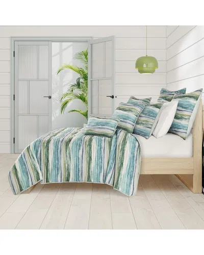 J Queen New York J. Queen New York Quilt Set In Green