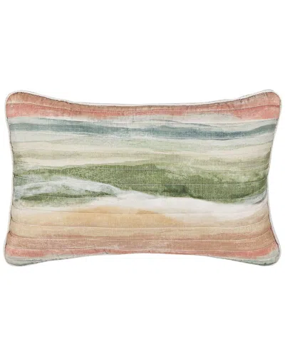J Queen New York J. Queen New York Quilted Boudoir Decorative Throw Pillow In Multi